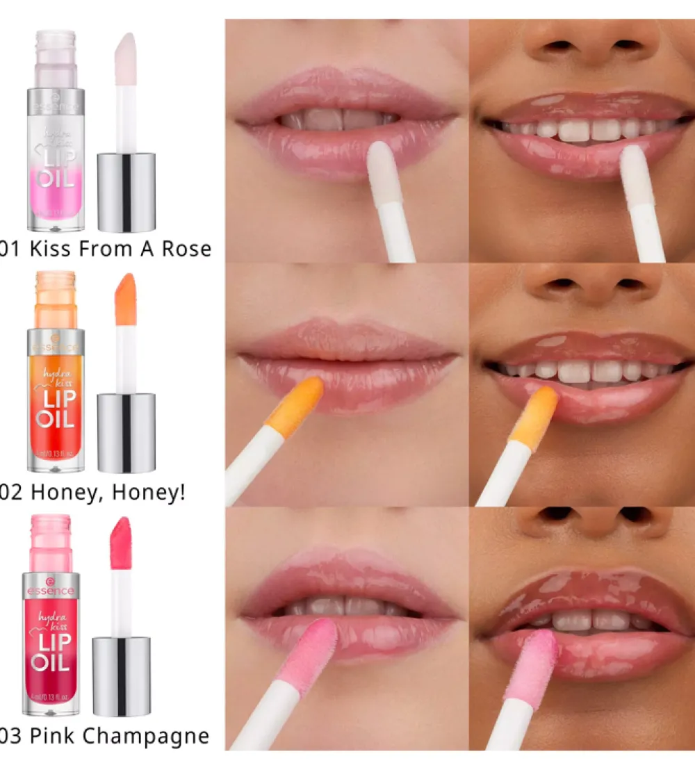 Aceite de labios Hydra Kiss - 01: Kiss From A Rose>essence