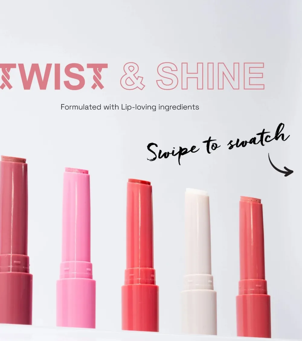 Aceite labial sólido con color Twist & Shine - Pinky Nude>Technic Cosmetics Outlet