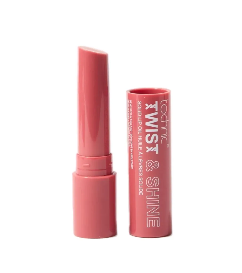 Aceite labial sólido con color Twist & Shine - Rosy Glow>Technic Cosmetics