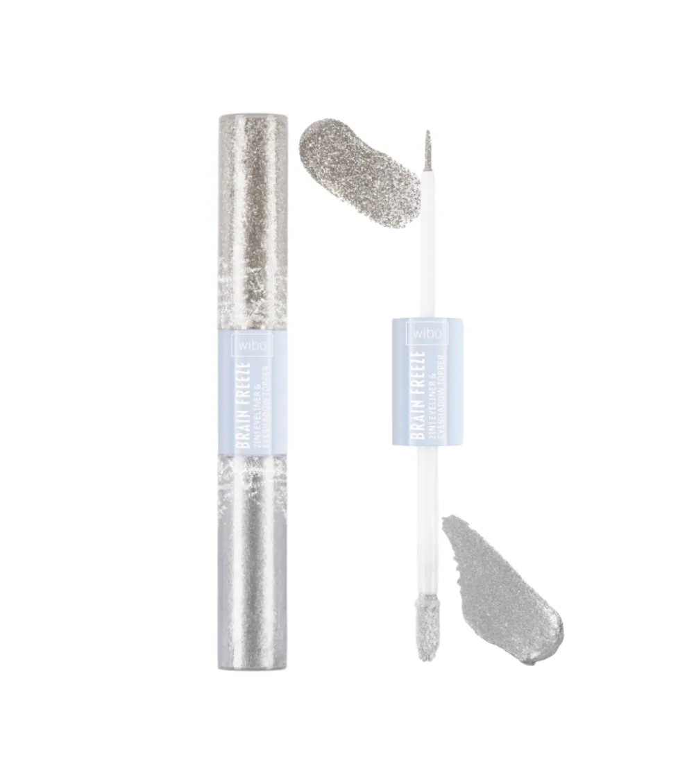*All Ice On Me* - Dúo de delineador + Sombra de ojos con glitter Brain Freeze>Wibo Clearance