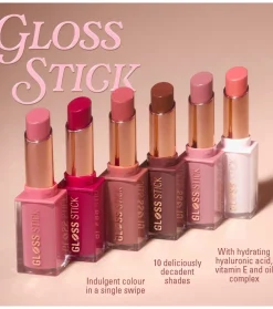 Barra de labios Pout Lip Gloss Stick - Shimmer Peach Sorbet Nude><noscript><img width=