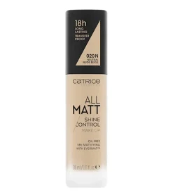 Base de maquillaje All Matt Shine Control - 020N: Neutral Nude Beige>Catrice Outlet