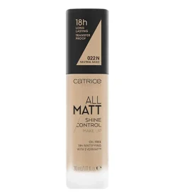 Base de maquillaje All Matt Shine Control - 022N: Neutral Sand>Catrice Online
