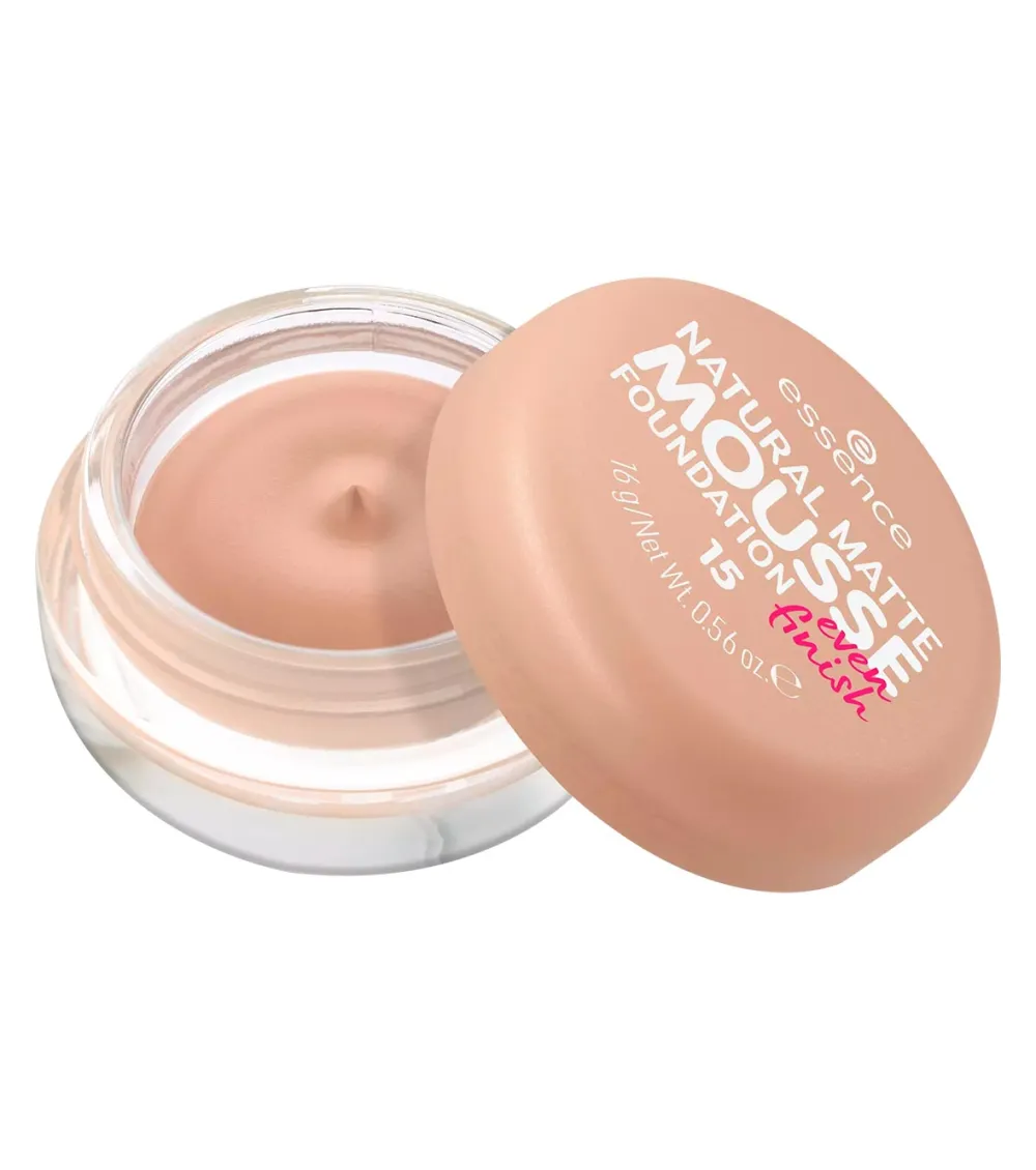 Base de maquillaje en mousse Natural Matte Mousse - 15>essence Clearance