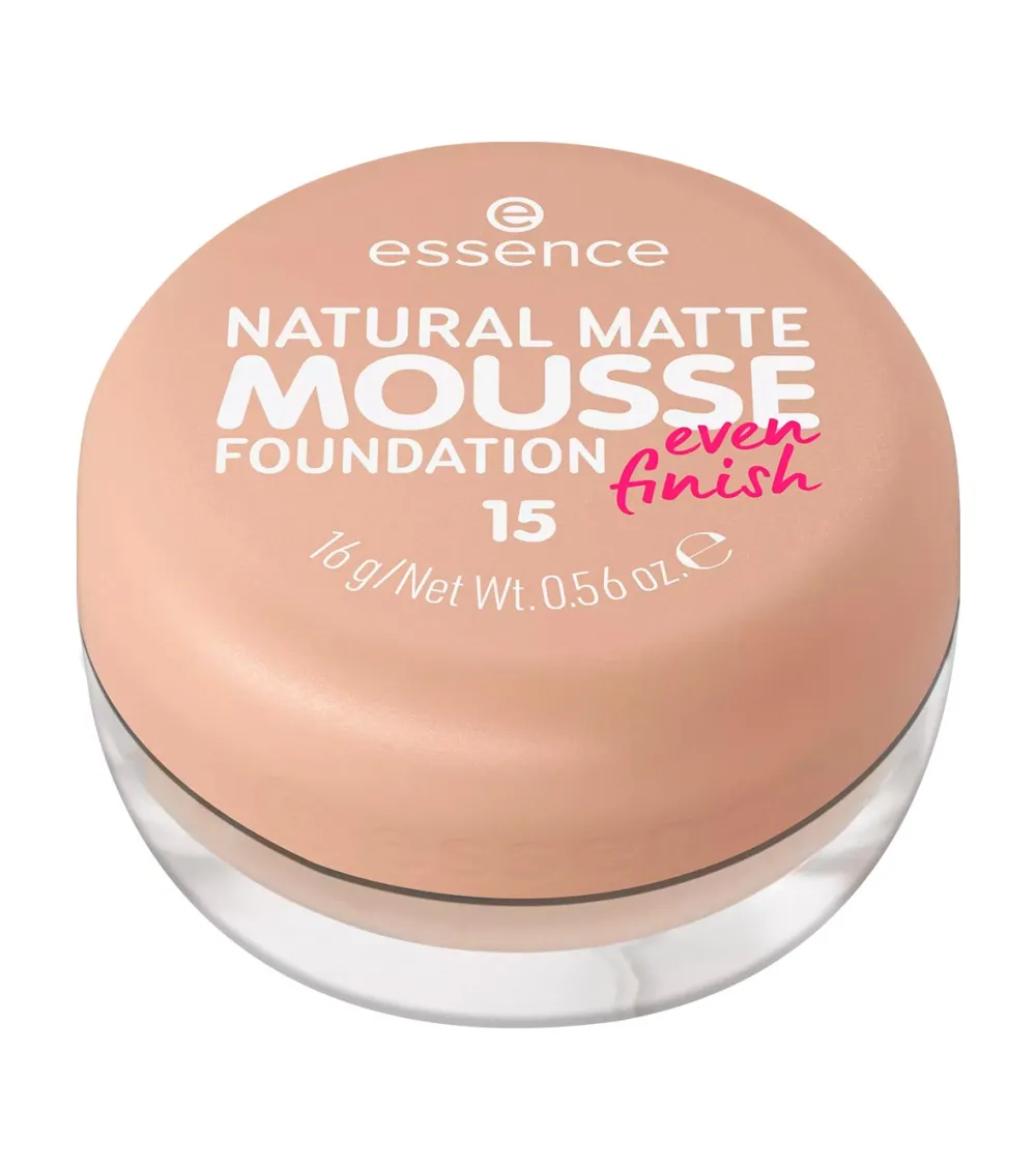 Base de maquillaje en mousse Natural Matte Mousse - 15>essence Clearance