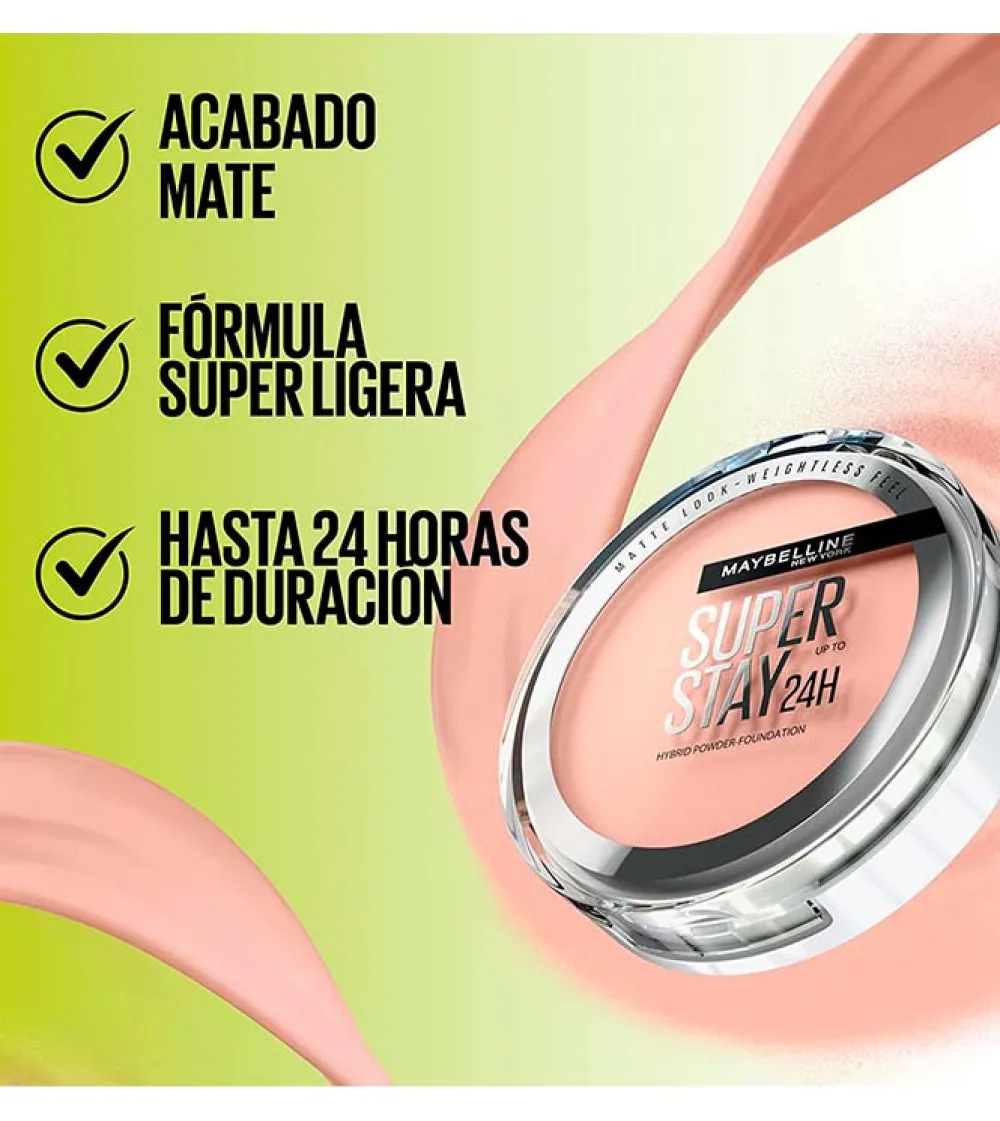 Base de maquillaje en polvo SuperStay 24H - 21>Maybelline Hot