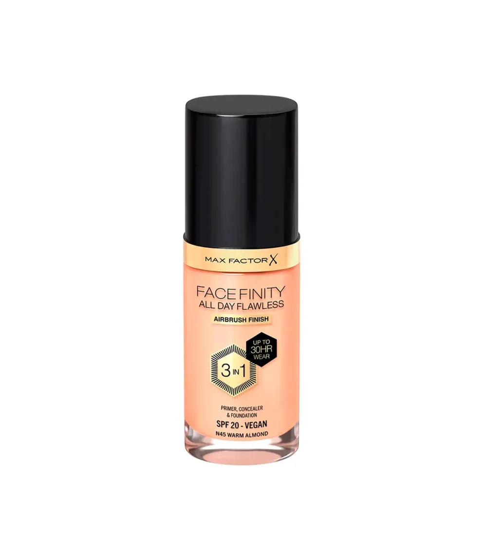 Base de maquillaje Face Finity 3 en 1 - N45: Warm Almond>Max Factor Online