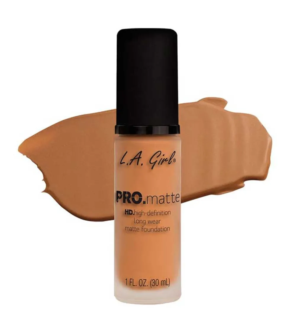 Base de Maquillaje Fluida PRO Matte - GLM680: Golden Bronze>L.A. Girl Clearance