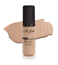 Base de Maquillaje Fluida PRO Matte - GLM675: Medium Beige>L.A. Girl Outlet