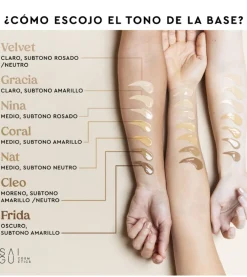 Base de maquillaje fluida - Cleo><noscript><img width=