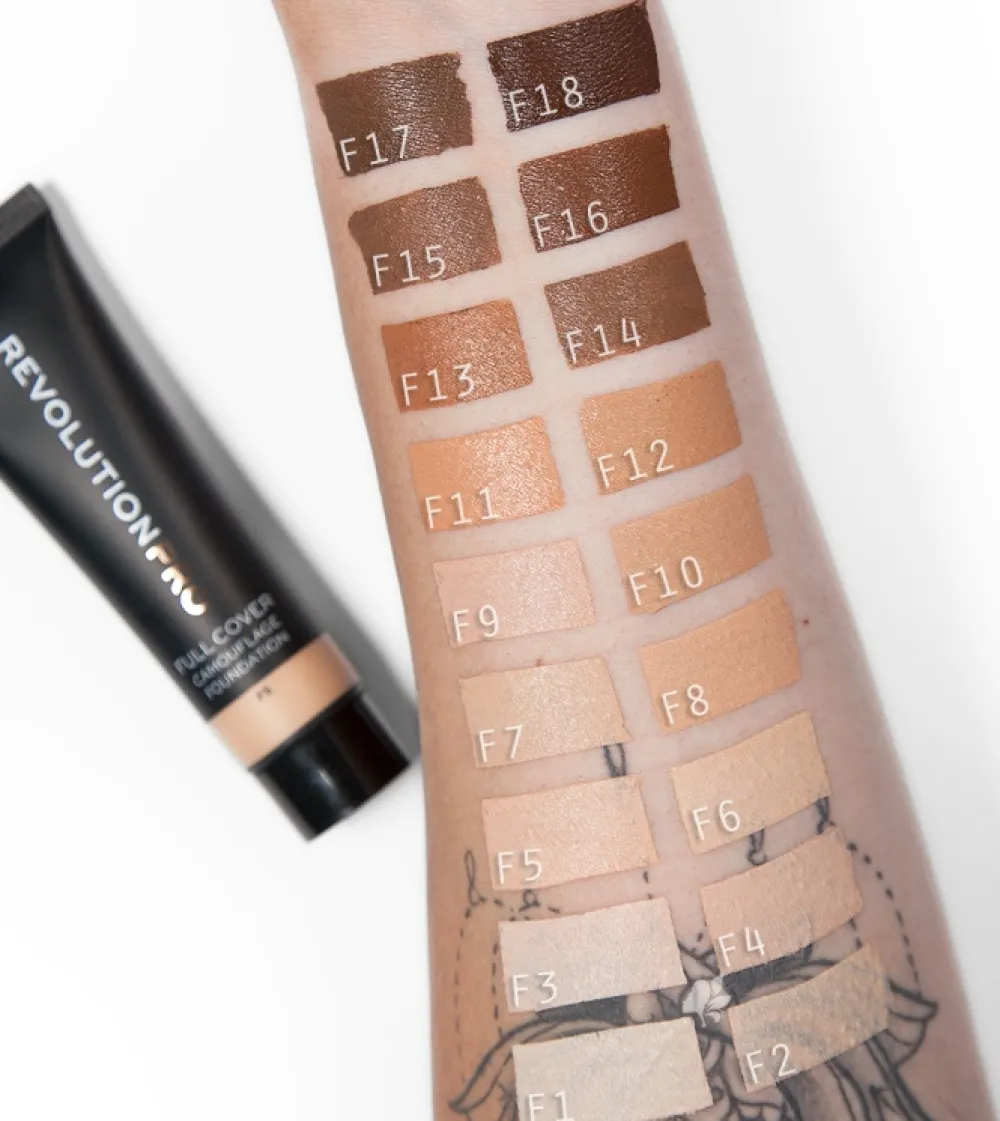Base de maquillaje Full Cover Camouflage - F17>Revolution Pro