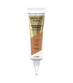 Base de maquillaje hidratación 24H SPF30 Miracle Pure - 85: Caramel>Max Factor New