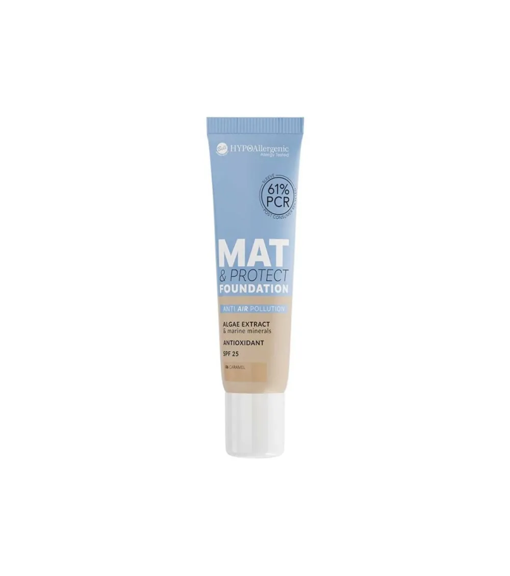 Base de maquillaje hipoalergénica Mat&Protect SPF25 - 06: Caramel>Bell Discount