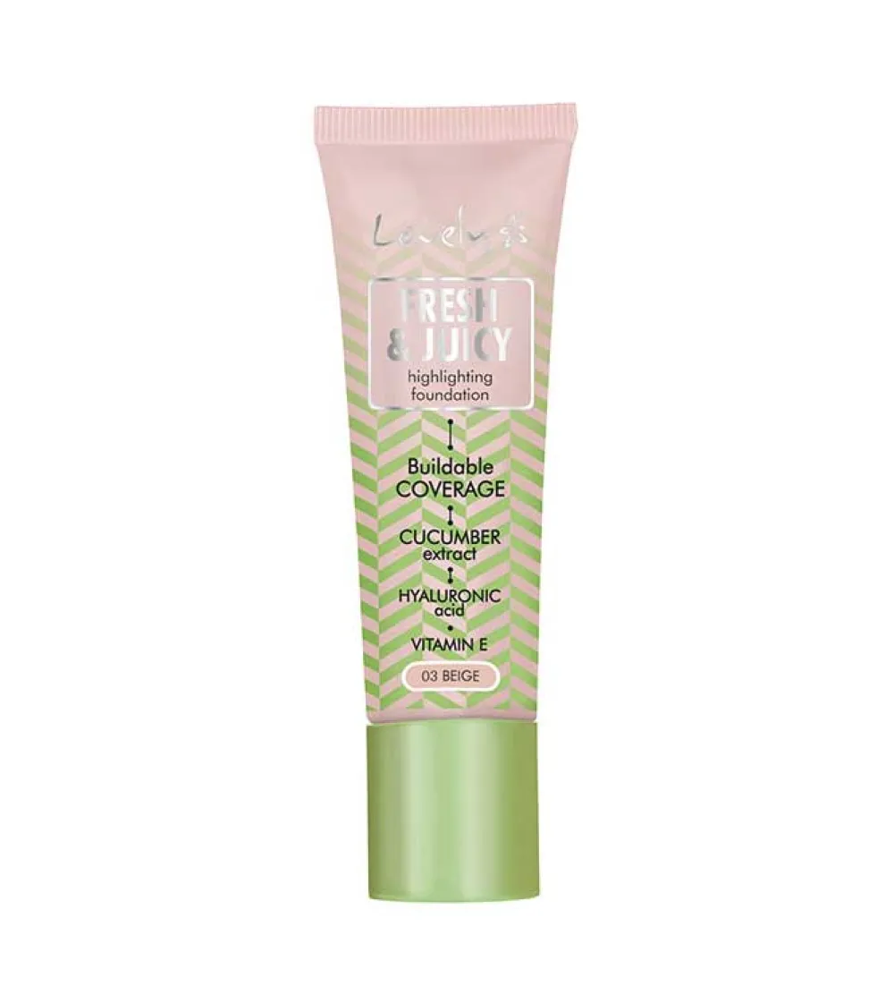 Base de maquillaje iluminadora Fresh & Juicy - 03 Beige>Lovely