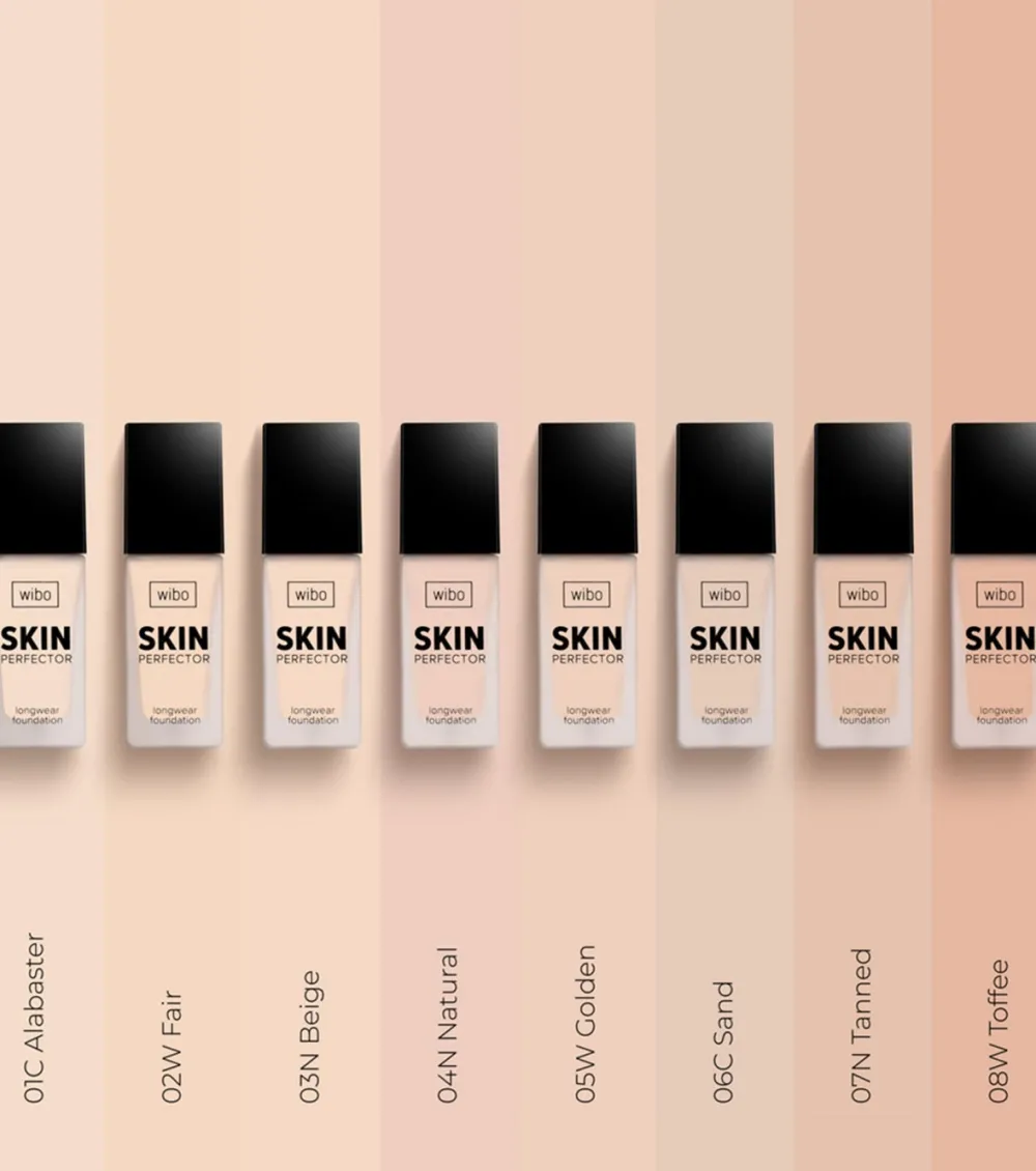 Base de maquillaje larga duración Skin Perfector - 5W: Golden>Wibo Online