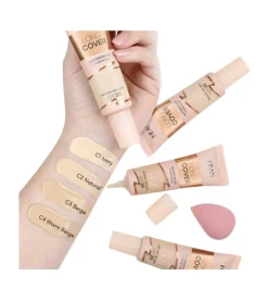 Base de maquillaje Long Cover Perfect Skin SPF20 - C03: Beige><noscript><img width=