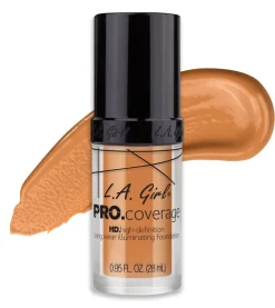 Base de Maquillaje Líquida Pro Coverage Illuminating - GLM645: Nude Beige>L.A. Girl New