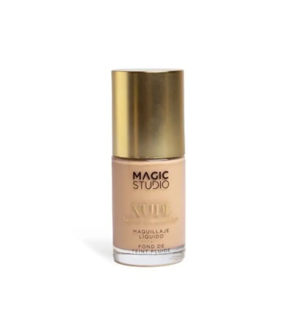 Base de maquillaje Nude Liquid Foundation - 01>Magic Studio New