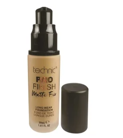Base de maquillaje Pro Finish Matte Fix - Honey>Technic Cosmetics New