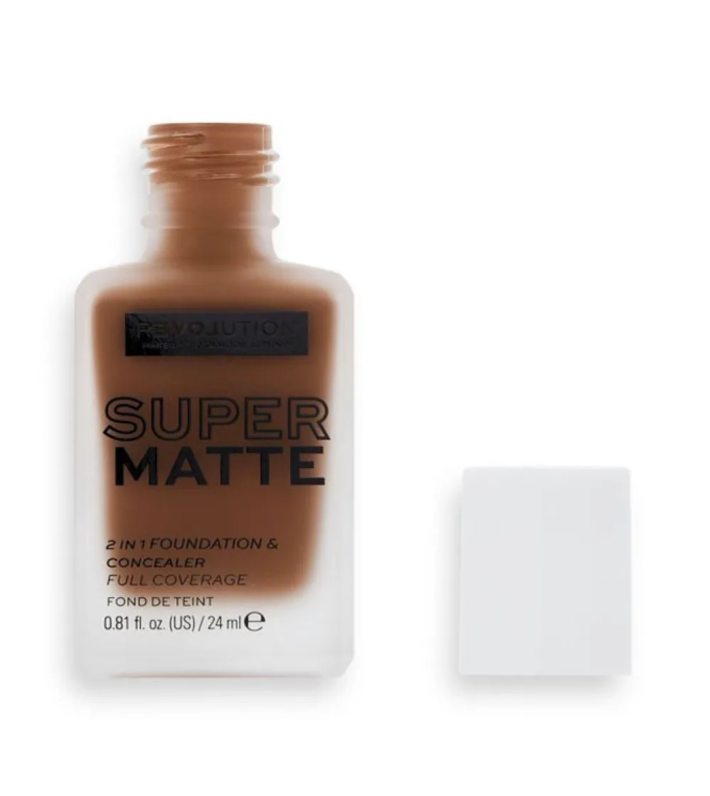 Base de maquillaje Super Matte - F15>Revolution Relove Clearance