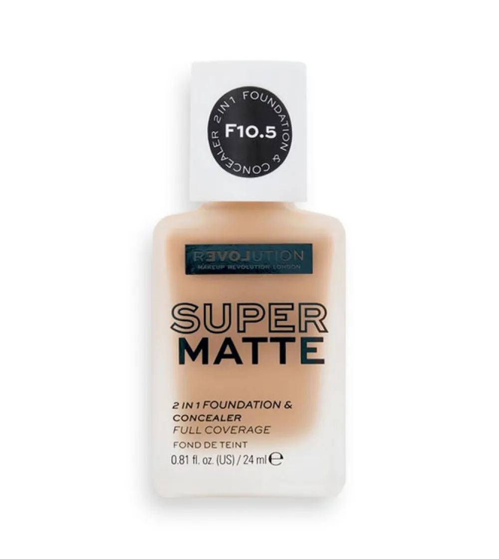 Base de maquillaje Super Matte - F10.5>Revolution Relove Discount