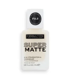 Base de maquillaje Super Matte - F0.2>Revolution Relove Outlet