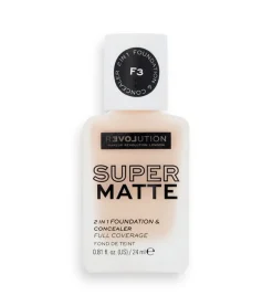 Base de maquillaje Super Matte - F3>Revolution Relove Hot