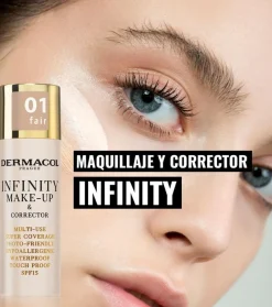 Base de maquillaje y corrector 2 en 1 Infinity - 01: Fair><noscript><img width=