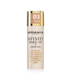 Base de maquillaje y corrector 2 en 1 Infinity - 03: Sand>Dermacol Hot