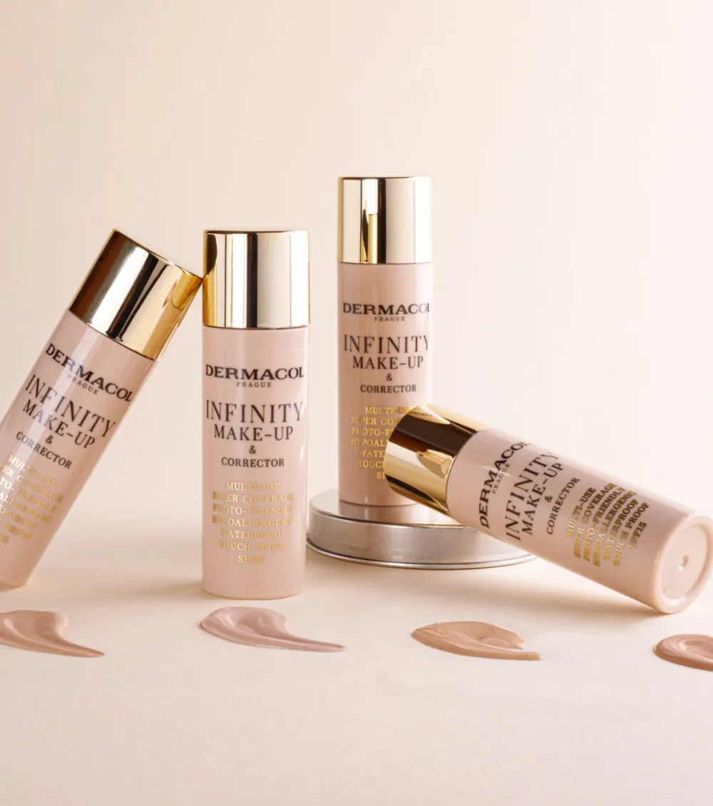 Base de maquillaje y corrector 2 en 1 Infinity - 03: Sand>Dermacol Hot