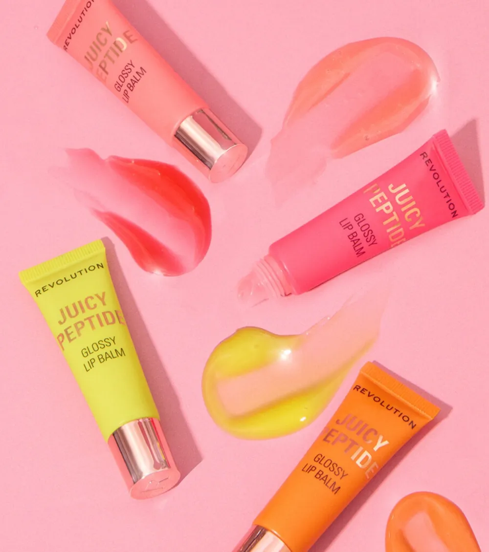 Bálsamo labial con brillo Juicy Peptide - Shimmer Mai Tai Pink>Makeup Revolution Online