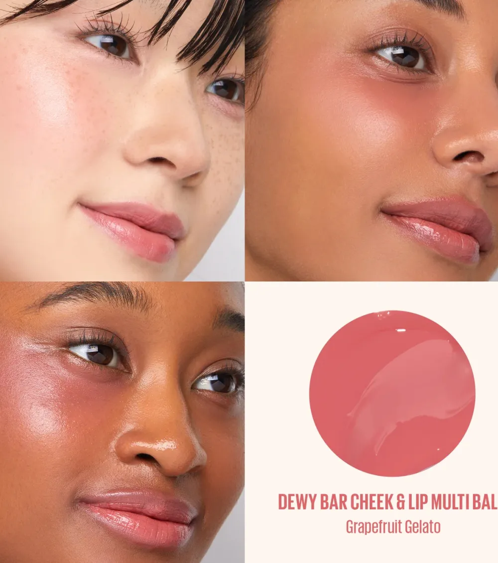 Bálsamo multi-stick para labios y mejillas Dewy Bar - Grapefruit Gelato>Kaja New