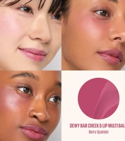 Bálsamo multi-stick para labios y mejillas Dewy Bar - Berry Sparkler>Kaja Outlet