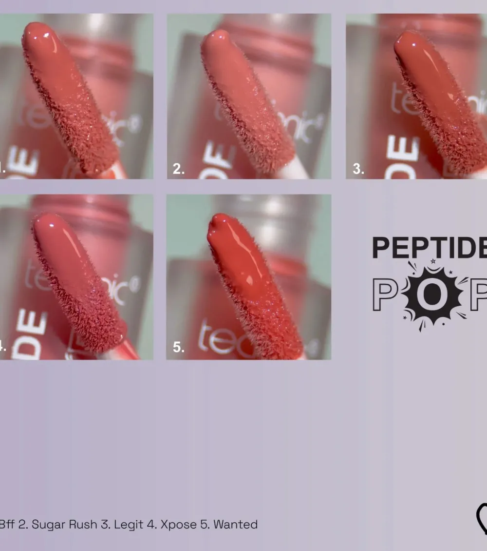 Brillo de labios con péptidos Peptide Pop - Wanted>Technic Cosmetics Best