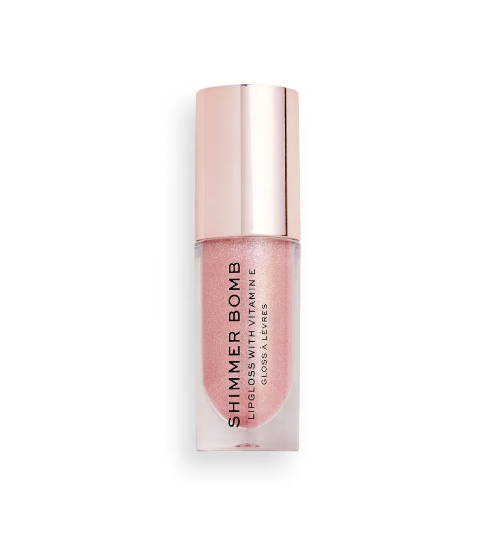 Brillo de labios con Shimmer Bomb - Shimmer Nude>Makeup Revolution New