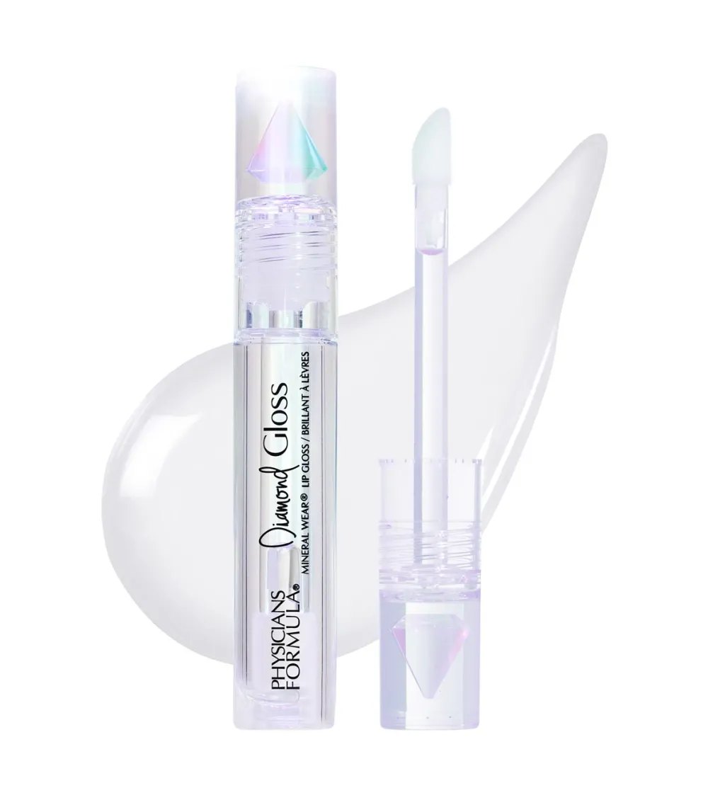 Brillo de labios Mineral Wear Diamond Gloss - Crystal Clear>Physicians Formula New
