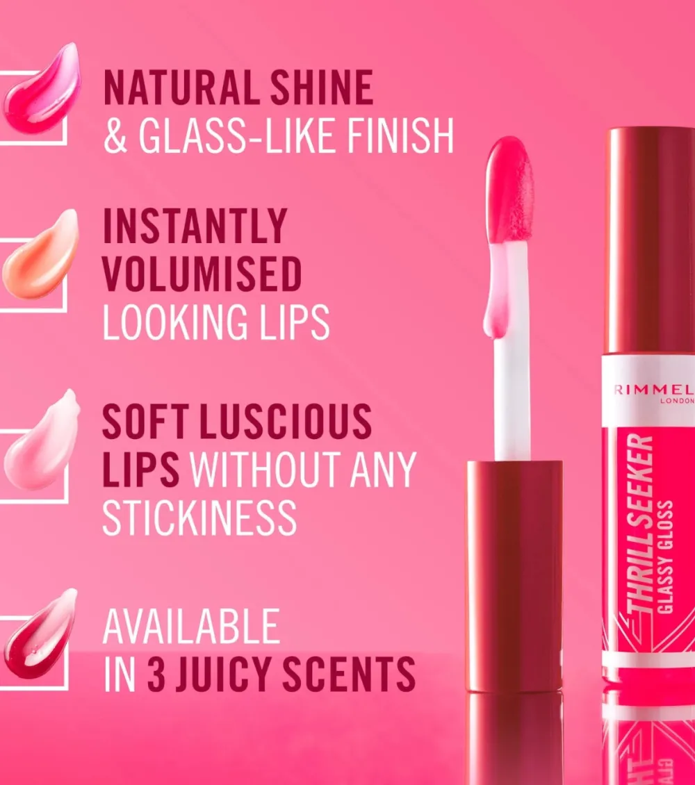 Brillo de labios Thrill Seeker - 100: Coco Suga>Rimmel London Sale