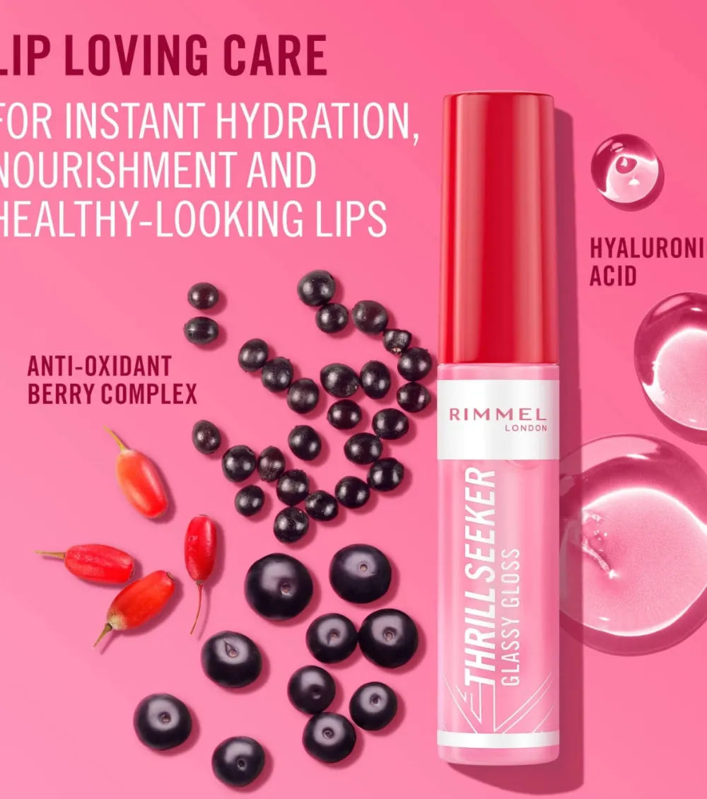 Brillo de labios Thrill Seeker - 100: Coco Suga>Rimmel London Sale