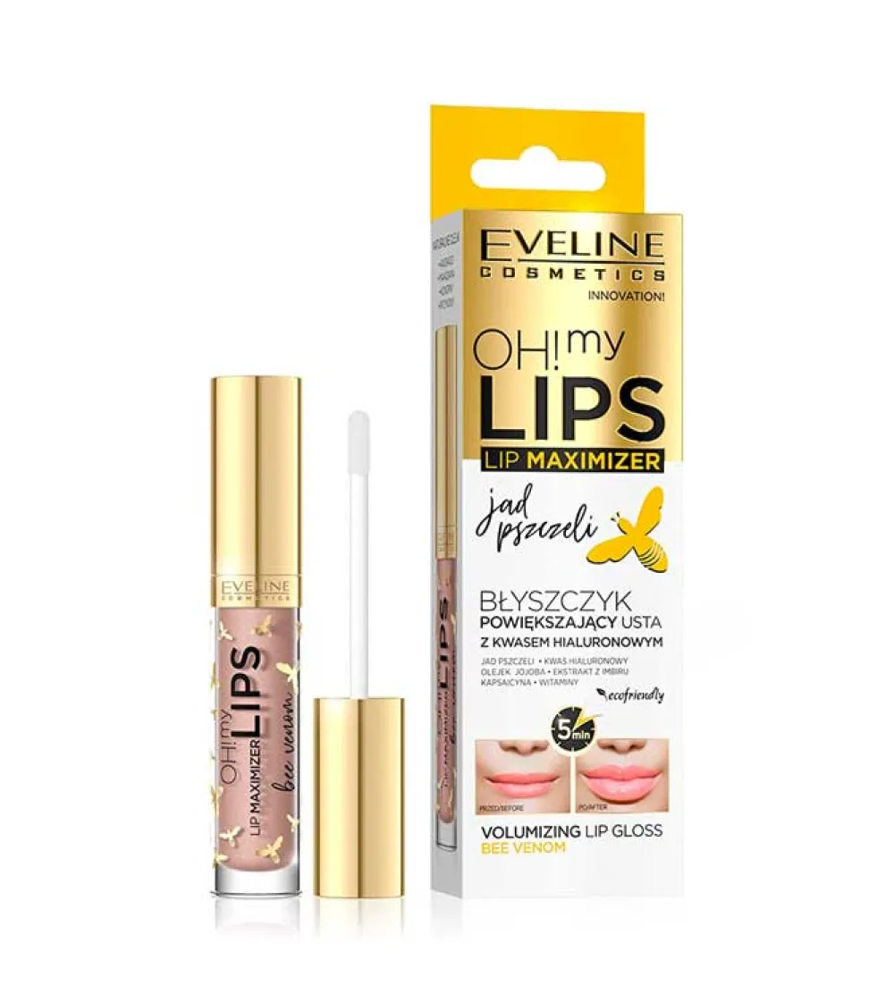 Brillo de labios voluminizador Oh! My Lips - Bee venom>Eveline Cosmetics Best