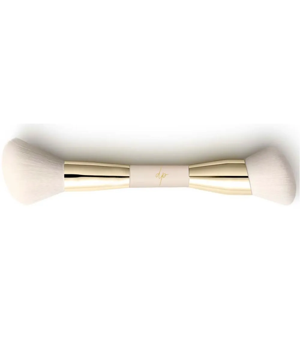 Brocha doble de maquillaje crema y polvo - 01>Diana Piriz Cosmetics Online