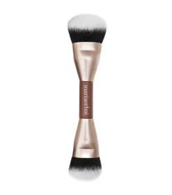 Brocha doble para rostro Soft Vegan Brush Brownie - MO. 01>Maria Orbai New
