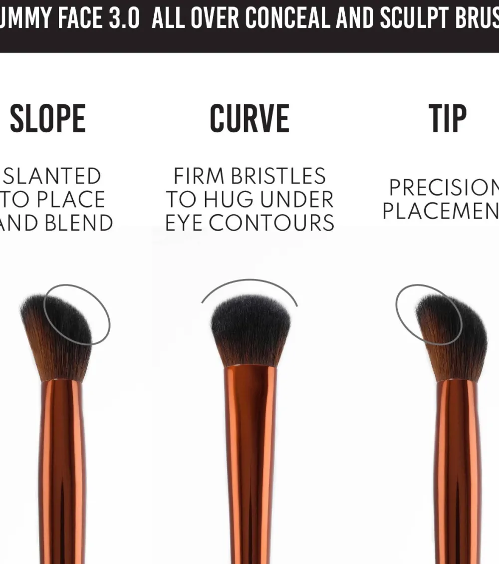 Brocha para corrector y contorno Yummy Face 3.0 All Over Concealer>Danessa Myricks Hot