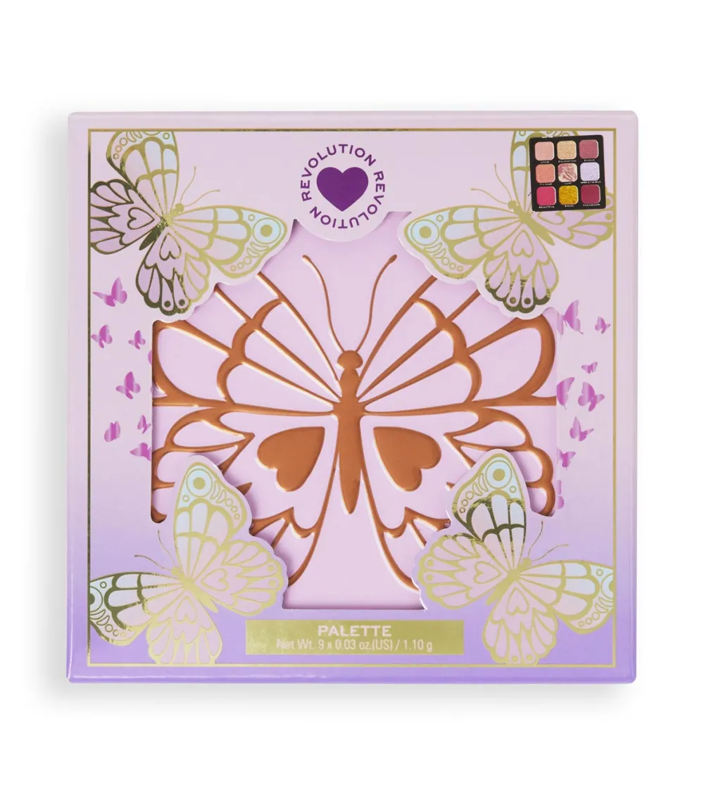 *Butterfly* - Paleta de sombras Wonderland>I Heart Revolution Discount