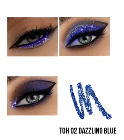 *Capsule* - Delineador de ojos Smoky eye pencil & shimmer 2in1 - 02: Dazzling blue><noscript><img width=