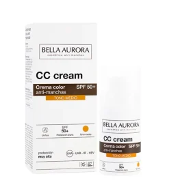 CC Cream anti-manchas SPF50+ - Tono Medio>Bella Aurora New