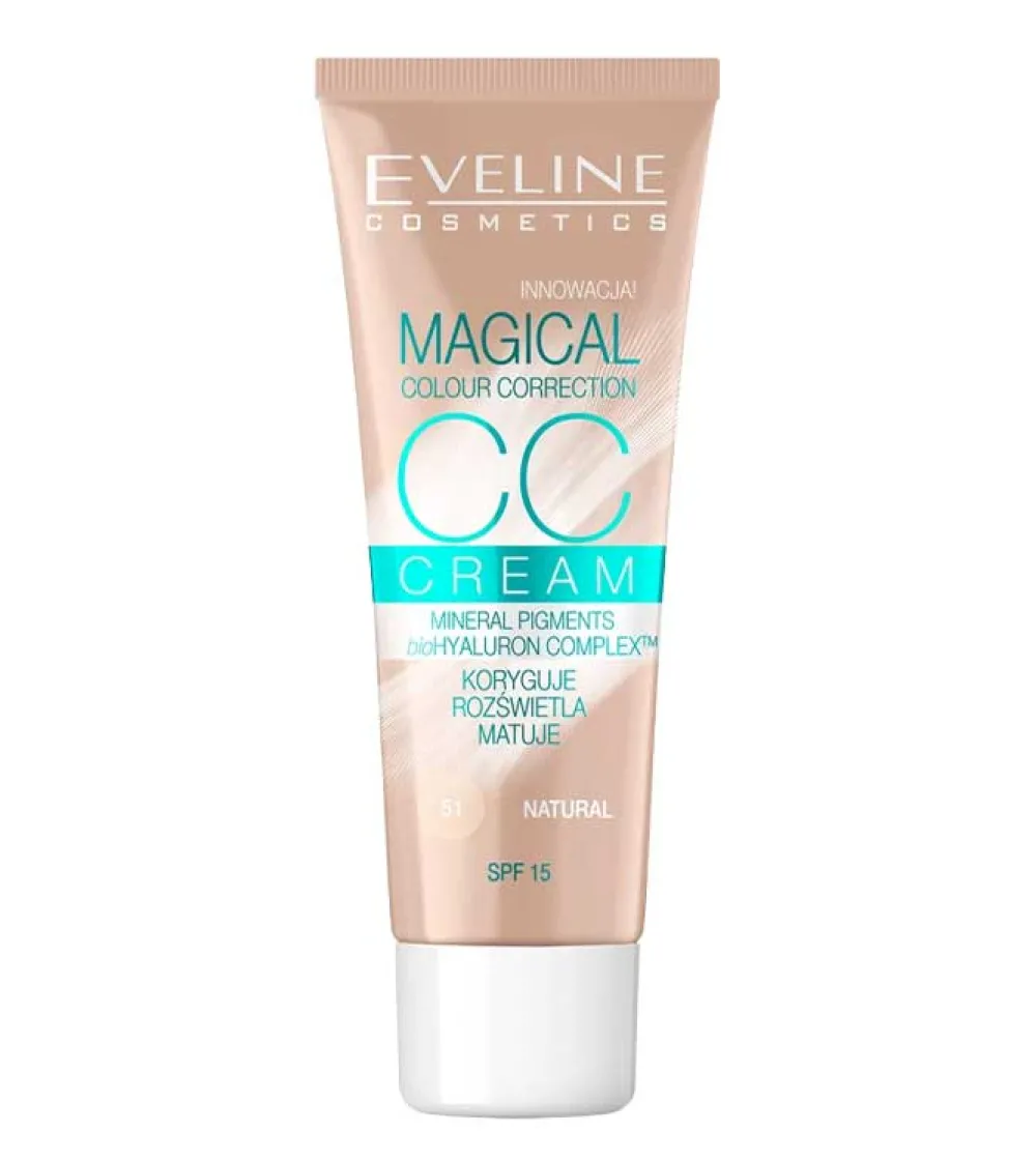 CC Cream Magical colour correction SPF15 - 51: Natural>Eveline Cosmetics Sale