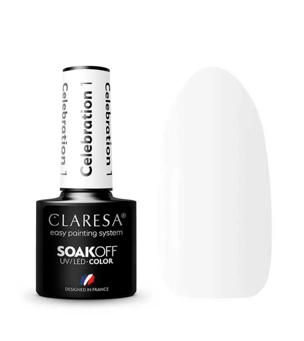 *Celebration* - Esmalte semipermanente Soak off - 01>Claresa