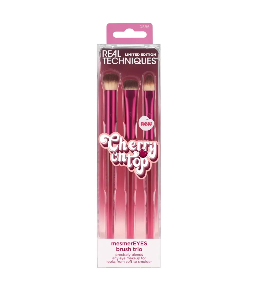 *Cherry On top* - Set de 3 brochas para ojos MesmerEYES>Real Techniques Outlet