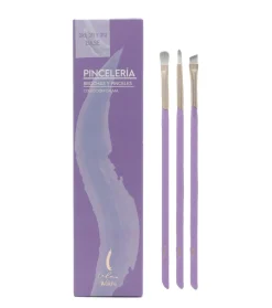 *Colección Calma* - Set de 3 pinceles de precisión>Wailoha Online