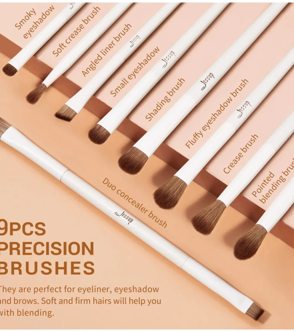 *Collection II* - Set de brochas con caja - Light Gray>Jessup Beauty New